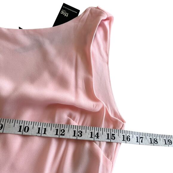 TFNC London Whisper Pink Eliana Sleeveless Bridesmaid Maxi Dress Size 10 NWT - Picture 9 of 10